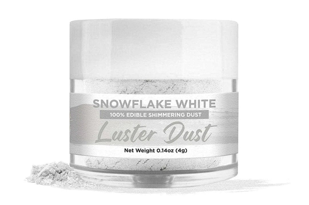 White Luster Snowflake White Luster Dust by Bakell - Etsy