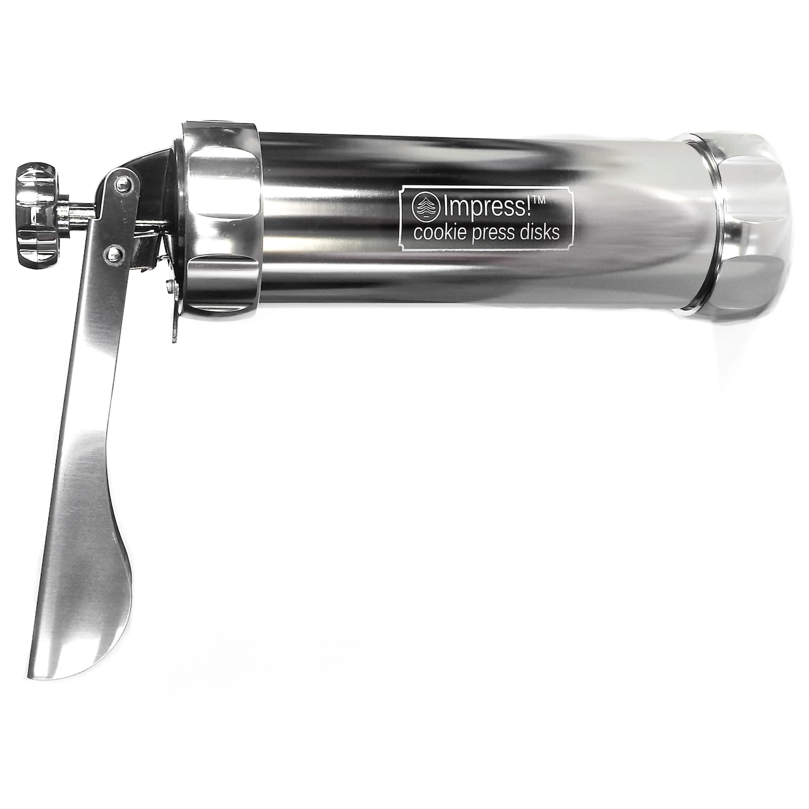Impress Metal Cookie Press  Press Only NO DISKS INCLUDED