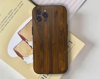 Natural wood Phone Cases/ wooden iphone Cases for iphone 17,16,15,14 and 13 / Artistic handmade phone cases for iphones/ Cute Phone Covers