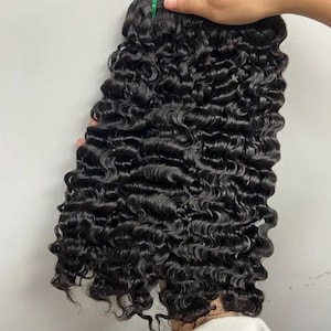 プレミアムビルマカーリーレミー4オンスバンドルダブルドローヘアウェフト
