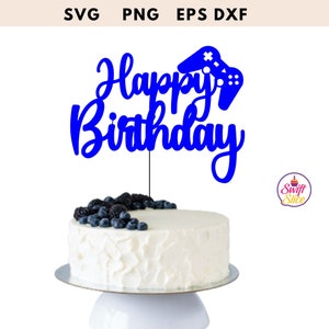 Controller Spiel Cake Toppers | Videospiel Cake Topper | Laser Cut | SVG-Dateien für Cricut | Playstation Cake Toppers | Cricut Cut File