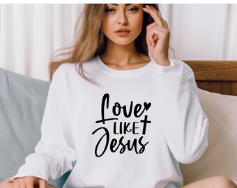 Love like Jesus SVG | Be Kind Svg | Cricut Cut Files | Faith Svg | Bible Quote Svg | Trendy Svg - File For Cricut | Love Like Jesus Png
