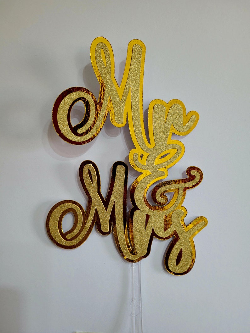 Mr and Mrs Svg Couple Cake Topper Wedding Favours Diy Cake - Etsy