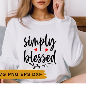 Blessed Religious Svg | Jesus Shirt Png Design | Sublimation Png | God Svg Png | Christian Floral Sublimation Bundle | Blessed Shirt Svg