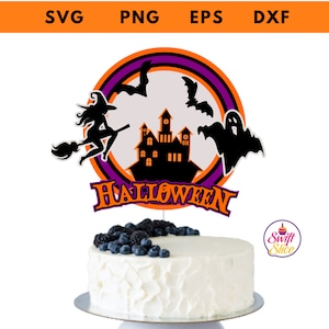 Halloween shaker Cake Topper svg | Halloween Cake Topper | Halloween Party Cake Topper | Spooky Cake Topper | Instant Download