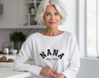 Nana est 2026 svg | Grandmother Life Svg | Mother's Day Png | Heart Svg | Mother's Day Svg | Grandma Svg | Shirt Svg | Digital Download