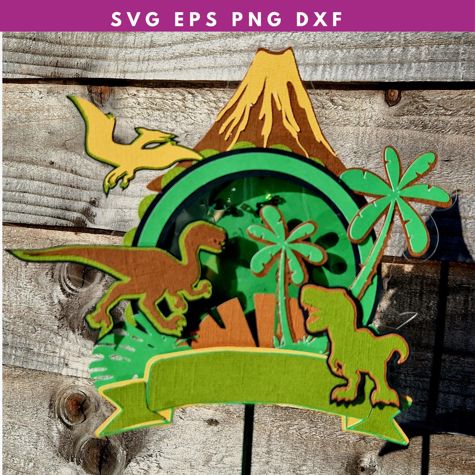 Dinosaur Shaker Cake Topper SVG Dinosaur Svg Tyrannosaurus Trex