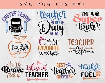 Teacher Appreciation Svg | Retro Teacher Can Svg | Teacher Quote Png | Classroom Wall Art | Teacher Svg Files | Teacher Shirt