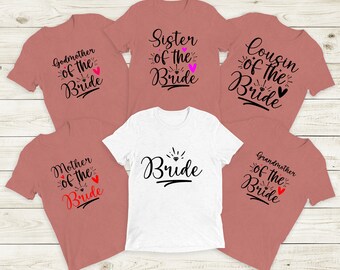 Bridal family svg bundle | Wedding Svg | Bachelorette Party Svg | Bridal Party Svg | Instant Download | Bridesmaid Svg | Maid Of Honor Svg