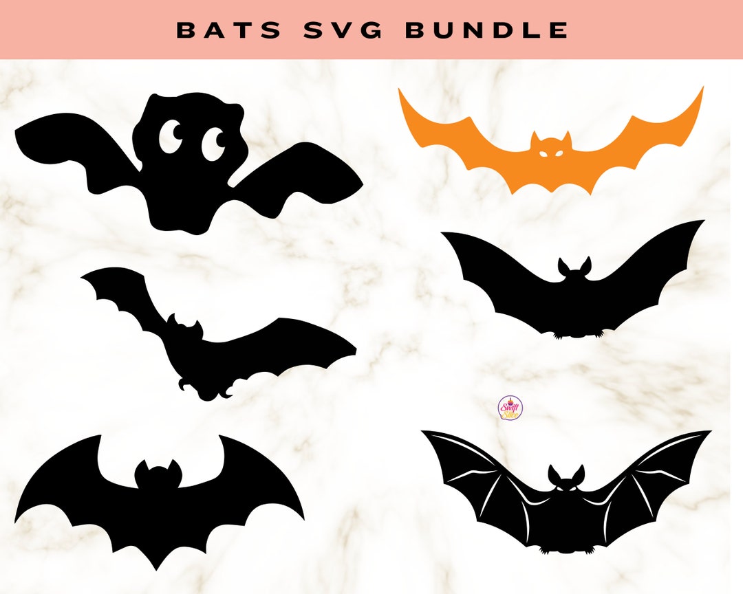 Flying Bats Svg Bats Clipart Halloween Decors Svg Halloween Vibes