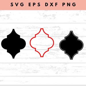 Ornements arabesques | ornement Svg | Clipart graphique ornement de Lowes | Fichiers Svg pour Cricut | Carrelage Arabesque | Svg arabesque