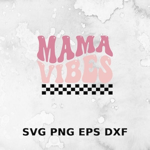 Mama vibes SVG | Moederdag SVG | Mama Est 2023 Svg Png | Mama Varsity-svg | Zwangerschap aankondiging Svg | Moederschap SVG | Nieuwe moeder SVG