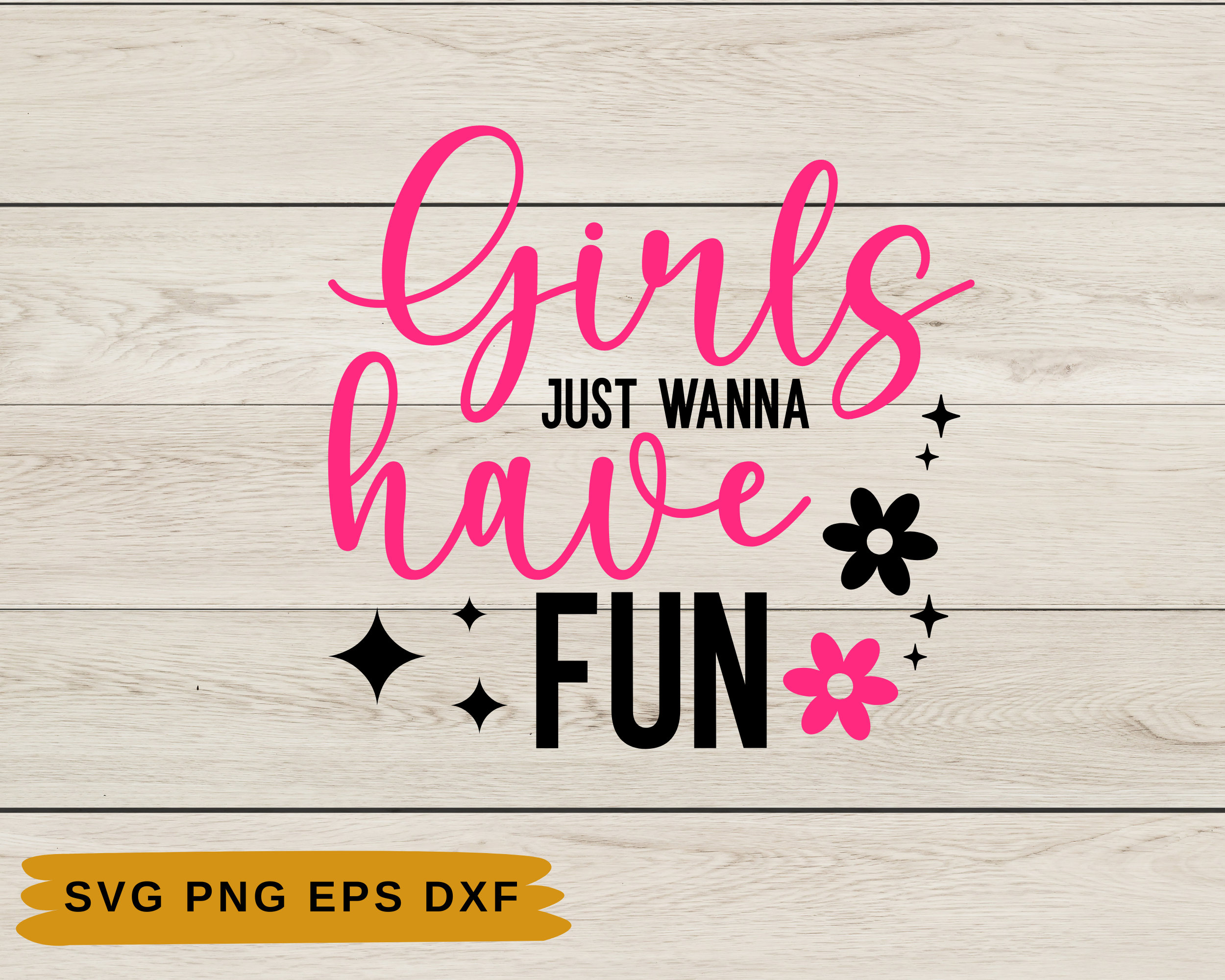 Girls Just Wanna Have Fun Svg | Cut File | Digital Download - Etsy