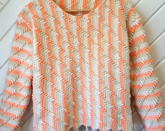 Handmade Vintage Blanket Pullover Sweater