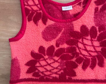 Handmade Upcycled Vintage Blanket Vest Top