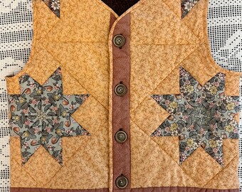 quilt vest stone main image 1