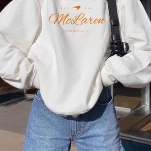 Formula 1 McLaren Sweatshirt / McLaren Crewneck / McLaren Lando Norris / Lando Norris Sweatshirt / Oscar Piastri / McLaren Merch / F1 Shirt