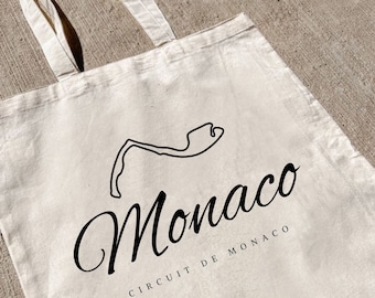 Monaco Grand Prix Tote Bag: Formula 1 Circuit Design