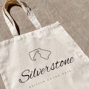 Bolso de mano del Gran Premio de Gran Bretaña de Silverstone / Fórmula 1 / Bolso de mano de Fórmula 1 / Silverstone / Gran Premio de Gran Bretaña / Lewis Hamilton / F1 / Artículos del Gran Premio