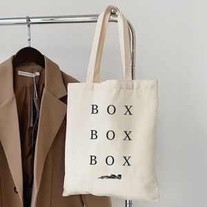 Formula 1 Box Box Box Tote / Formula 1 / Max Verstappen / Charles ...