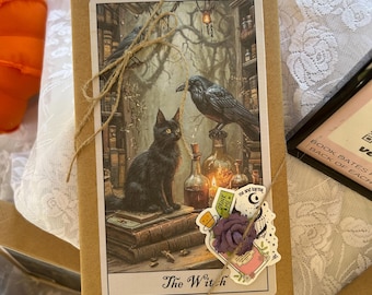 Witch Tarot Card Blind Date with a Book