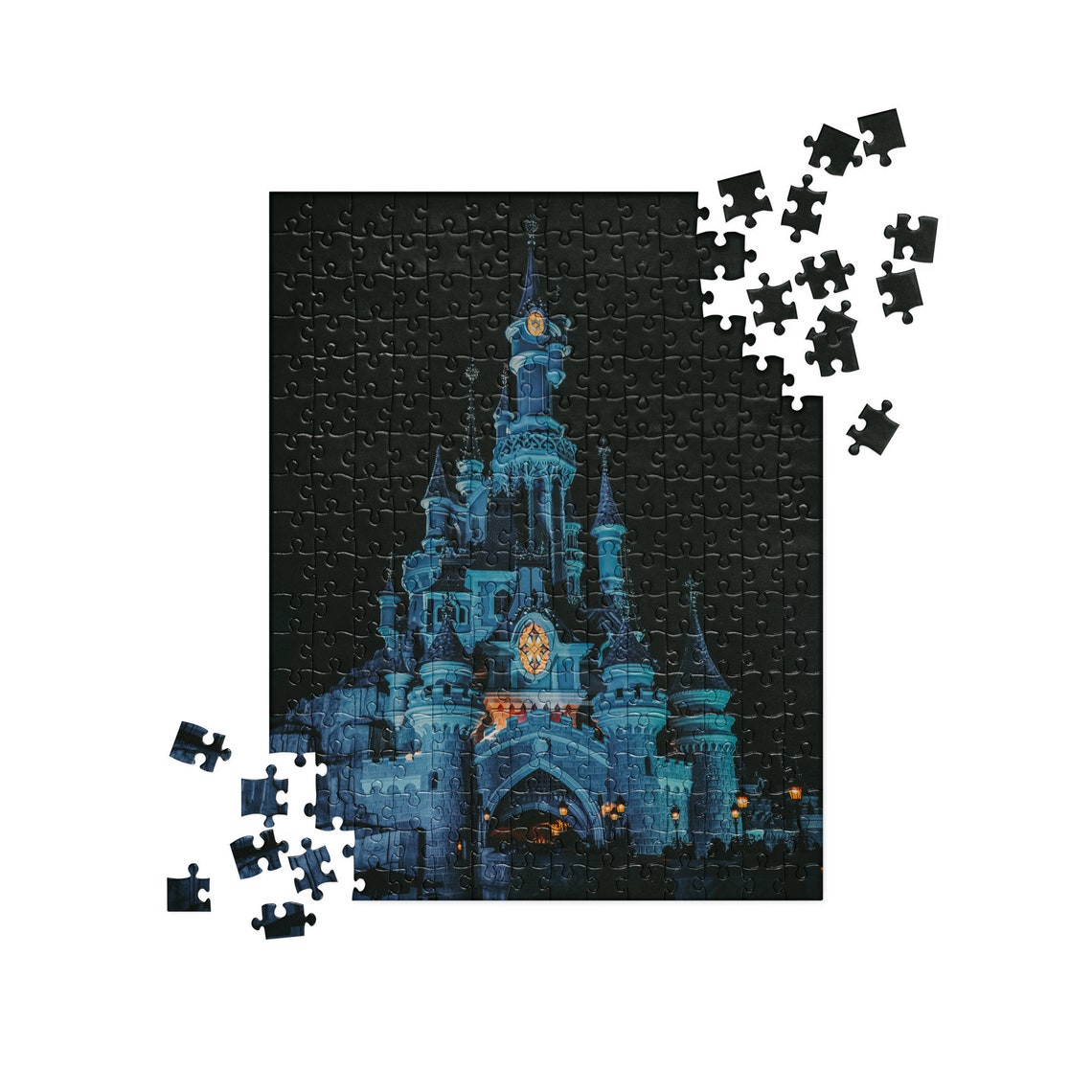 Disneyland Castle Jigsaw Puzzle, Sleeping Beauty Castle, Vegan Gift, Disney Gift, Christmas Gift