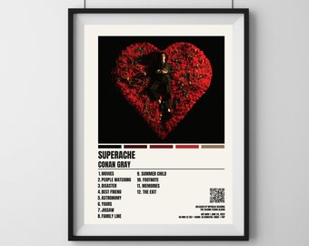 Conan Gray Superache Album Cover, Superache Album Poster, Conan Gray 2022 Album, Digital Album Poster, Printable Album Poster, 2022 Album