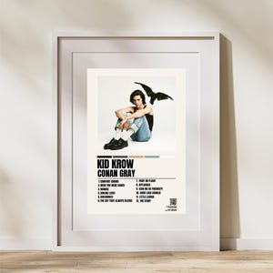 Kid Krow Conan Gray Digital Album Poster, Indie Pop Album Poster, Conan Gray, Digital Print