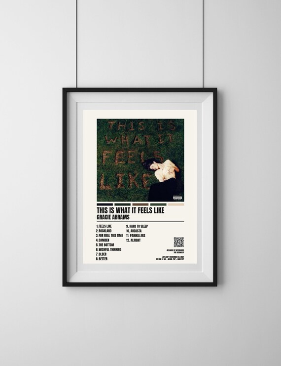 グレイシーエイブラムス-ThisIs WhatItFeelsLike特注ポスター This Is What It Feels Like[デジタル配信] - Gracie Abrams