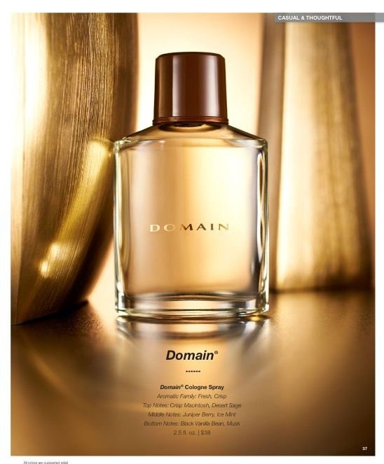 Domain Cologne Spray by Mary Kay Timeless and Invigorating Scent