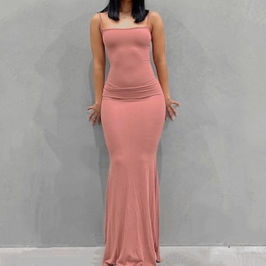 Kim Kardashian Inspired Designer Slip on Dress for Summer 2022, Y2K Style