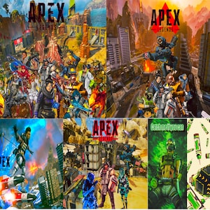 APEX shooter legends game multi pack 5 tumbler design wraps all 300dpi 19mb png resizable images. Ogromne oszczędności.