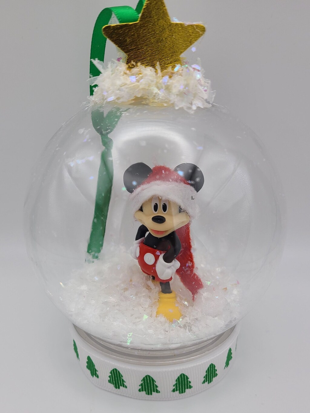 Ornamento Di Natale Santa Mickey Mouse: Decorazione Natalizia Con Topolino In Costume Da Babbo Natale