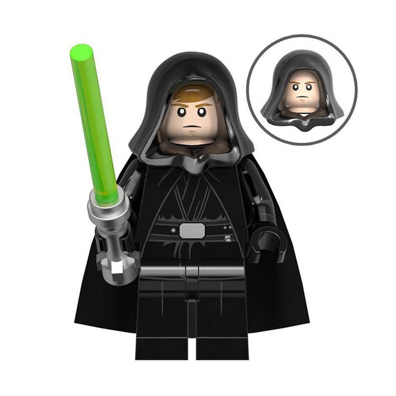 Custom Made Minifigure Star Wars Figure Luke Skywalker Etsy