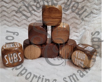 Personalized Decision Dice Set, 1.5 inches