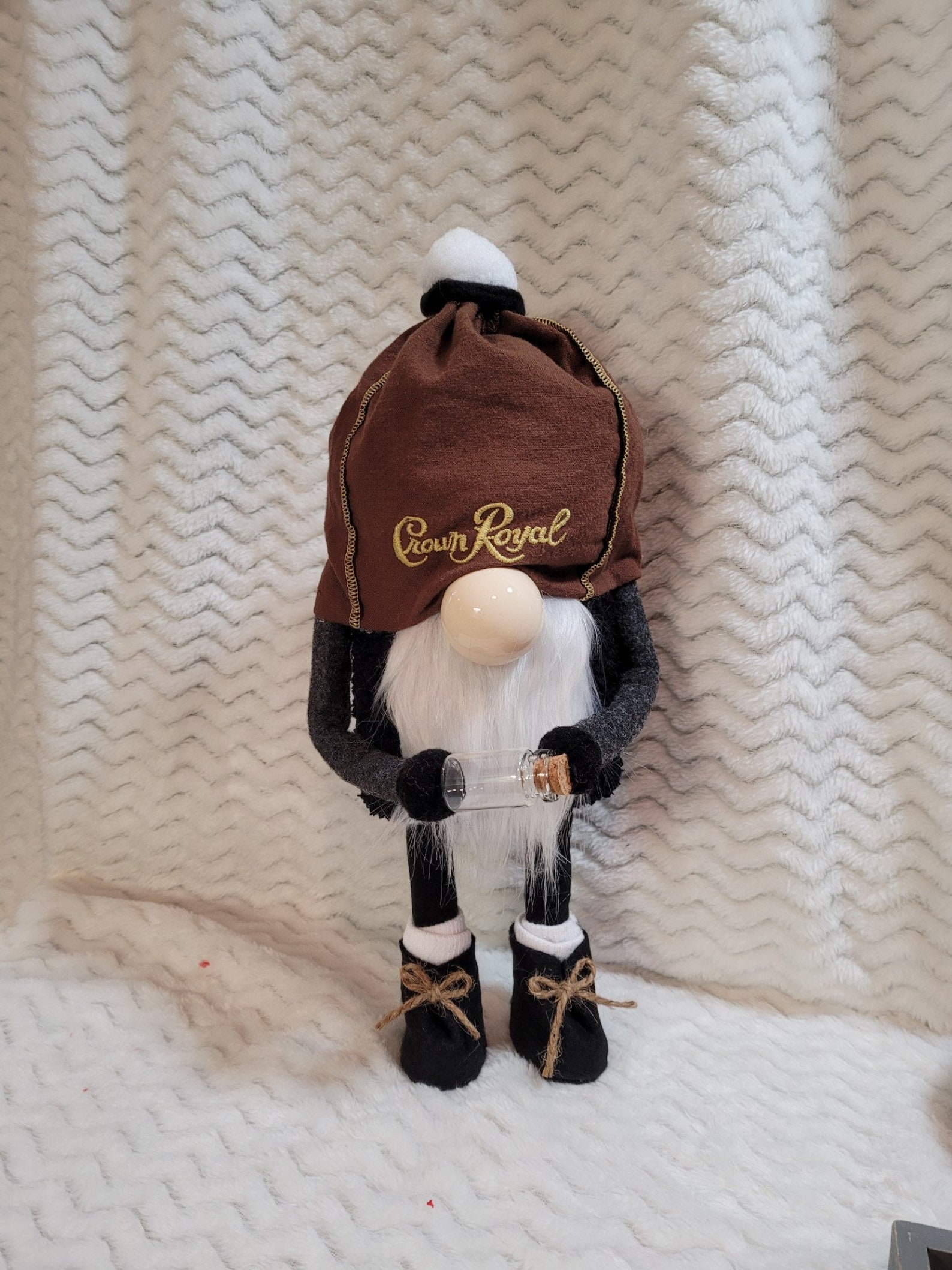 Crown Royal Gnome, Stuffed Gnome, Home Decor, Man Cave Etsy