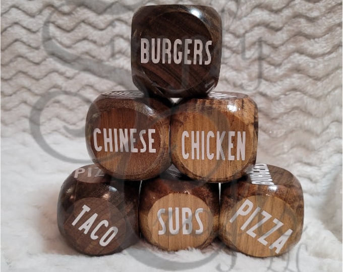 Dinner Decision Dice , 2 inches