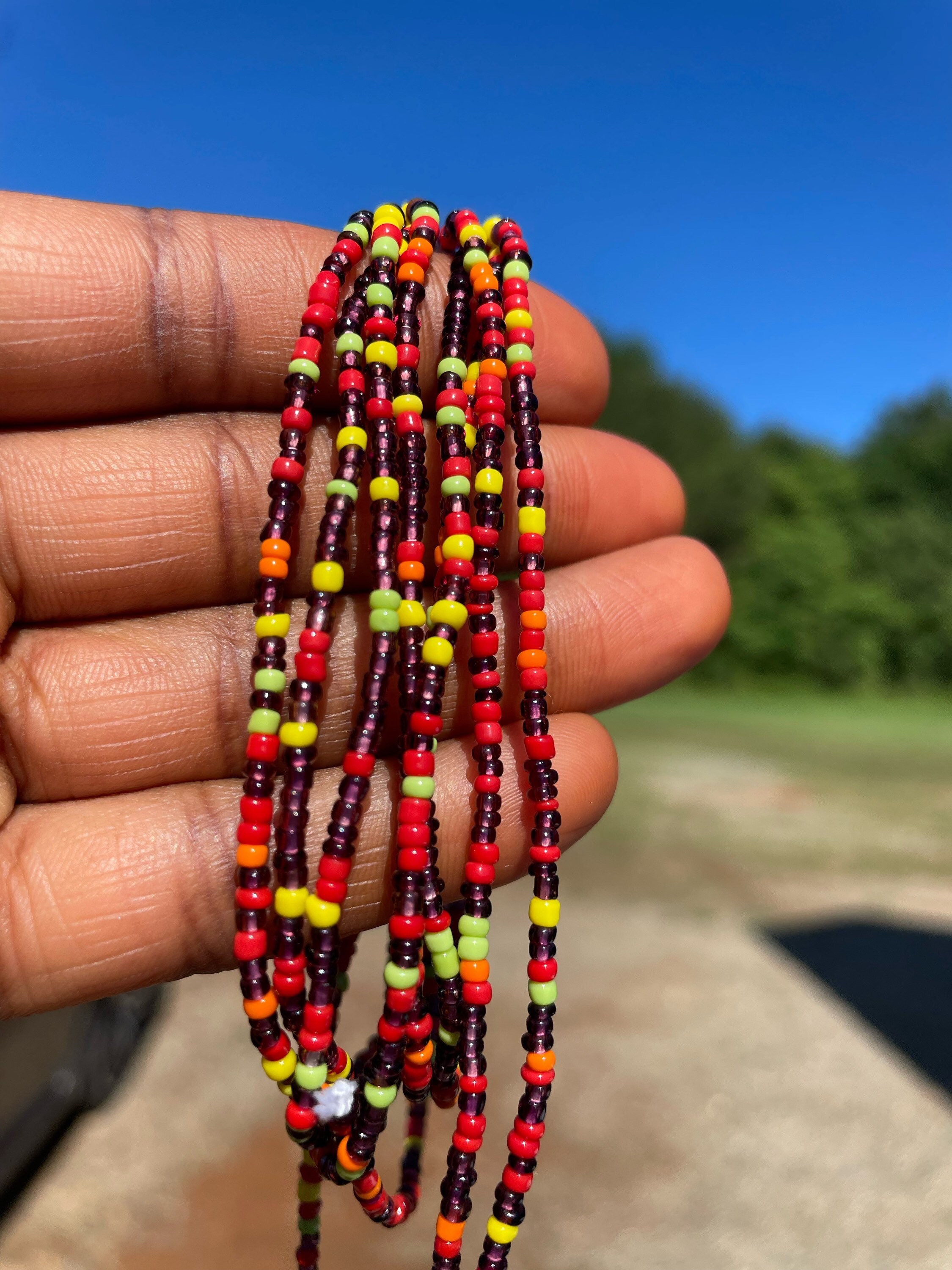 Traditional Handmade Waist Beads Etsy