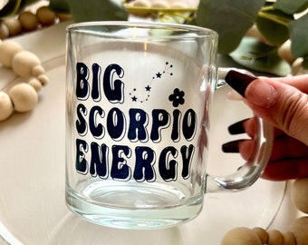 Scorpio Gift, Zodiac Birthday Gift, Personalized Zodiac Gift, Big Scorpio Energy, Scorpio Zodiac Sign, November Birthday Gift, Gift for her