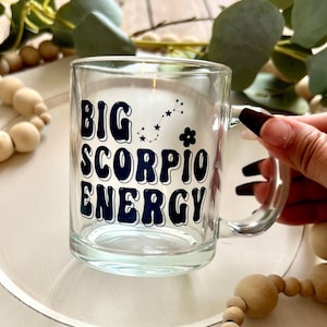 Scorpio Gift, Zodiac Birthday Gift, Personalized Zodiac Gift, Big Scorpio Energy, Scorpio Zodiac Sign, November Birthday Gift, Gift for her