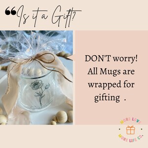 December Birth Flower Gift, Custom Birth Flower Mug, Narcissus Mug, Personalized Birth Flower Gift, Birthday Gift for Best Friend, Holiday bild 8