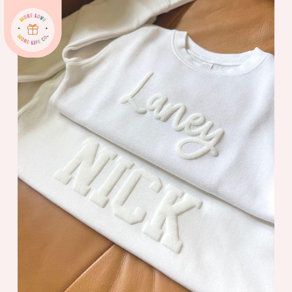 Name Sweatshirt Boys Custom Name Sweatshirts Girl Personalized Sweatshirt Toddler Back to School Name T-shirt Summer Camp Monogram Shirt