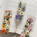 see more listings in the pressed floral bookmarks section