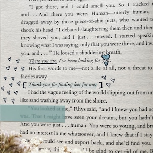 annotated copies of a court of mist and fury and a court of thorns and roses fantasy books sarah j. maas annotated books book lover image 6