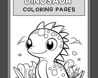 Dinosaur Coloring Book for Kids | Fun & Printable Activity Pages for Children