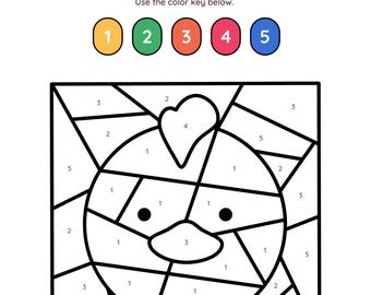 Fun Color by Number for Kids – Easy & Creative Coloring Book for Children