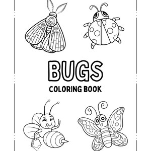 Bugs Coloring Book for Kids – Fun & Educational Insect Art