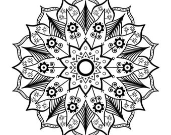 Relaxing Adult Coloring Book | Stress-Relief & Mindfulness Designs