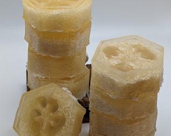 Honey Glycerin Loofa Soap - lavender, rose, orange, eucalyptus or unscented