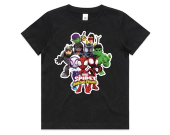 Spidey And His Amazing Friends T-Shirt, Spidey And His Amazing Friends Gift, Spiderman T-Shirt, Hulk T-Shirt